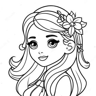 Rainbow High Jade Coloring Page | Rainbow High Jade coloring page