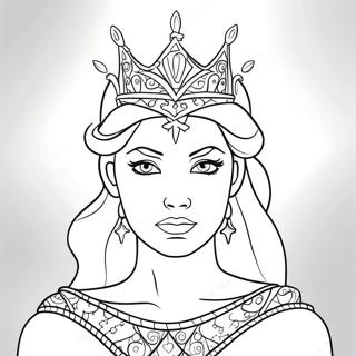 Ice Queen Coloring Page | Ice Queen coloring page