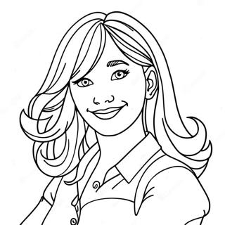 Lizzie McGuire Coloring Page | Lizzie McGuire coloring page