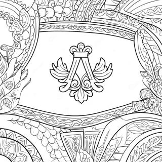 Ukraine Flag Coloring Page | Ukraine coloring page