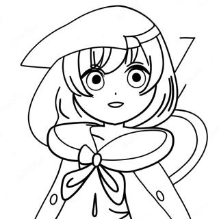 Sailor Saturn Coloring Page | Sailor Saturn coloring page