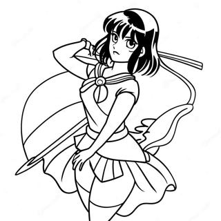 Sailor Saturn Coloring Pages