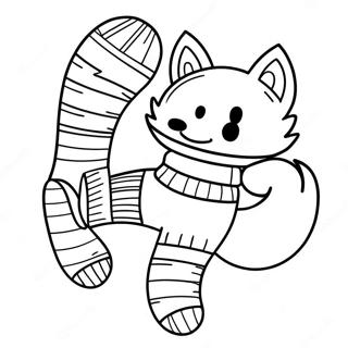 Fox in Socks Coloring Page | Fox in Socks coloring page