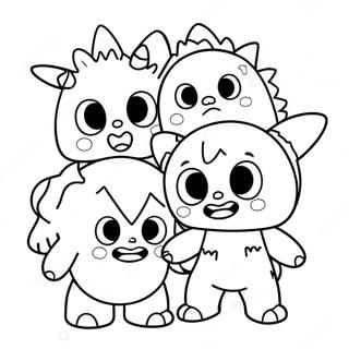 Super Monstros Páginas para Colorir