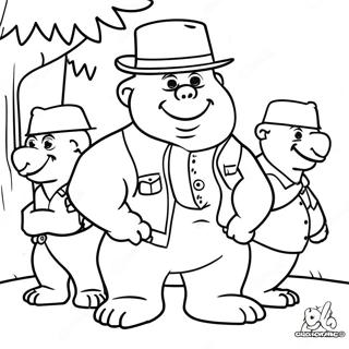 Franklin and Friends Coloring Page | Franklin coloring page