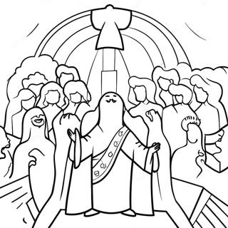 Worship Coloring Page | Worship coloring page