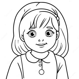 Annie Coloring Page | Annie coloring page
