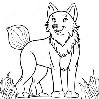 Wolf Mythical Creatures Coloring Page | Wolf Mythical Creatures coloring page