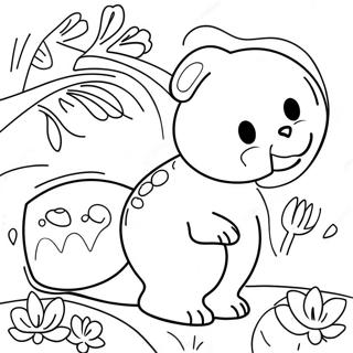 Colorful Spring Animals Coloring Page | Crayola Spring coloring page