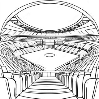 Football Stadium Coloring Page | Football Stadium coloring page