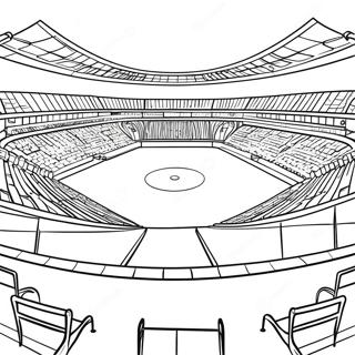 Estádio De Futebol Páginas para Colorir
