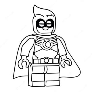 Lego Robin Coloring Page | Lego Robin coloring page