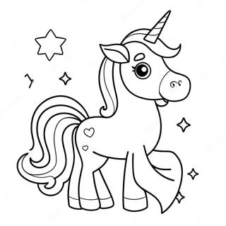 Cute Unicorn Among Us Character Coloring Page | Unicorn Among Us coloring page