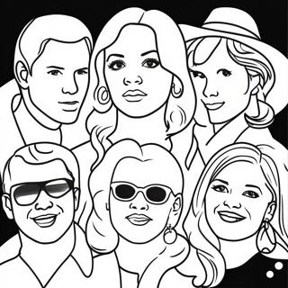 Popmusik Stjerner Malebog | Popmusikstjerner malebog