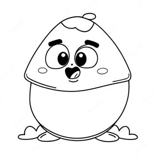 Pou Coloring Page | Pou coloring page