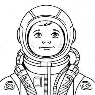 Future Astronaut Coloring Page | When I Grow Up coloring page