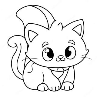 Playful Kitty Softpaws Coloring Page | Kitty Softpaws coloring page