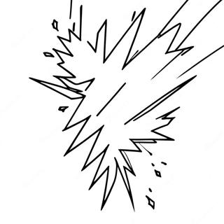 Lightning Bolt Coloring Page | Lightning coloring page