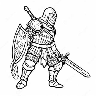 Dark Souls Coloring Page | Dark Souls coloring page
