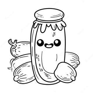 Pepinillo Páginas para Colorear