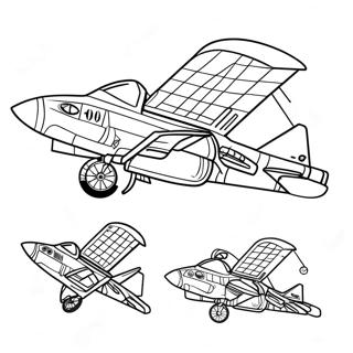 A10 Warthog Coloring Page | A10 Warthog coloring page