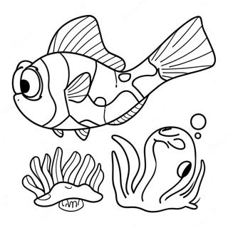 Finding Dory Coloring Page | Finding Dory coloring page