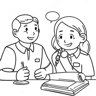Communication Coloring Page | Communication coloring page