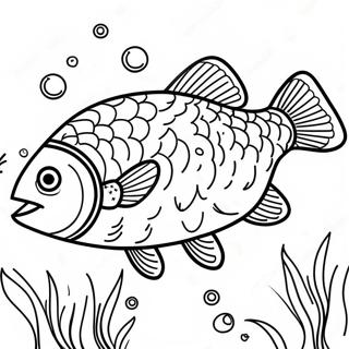 Trout Coloring Page | Trout coloring page