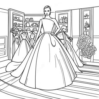 Dior Activity Coloring Page | Dior Activity coloring page
