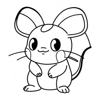 Raichu Coloring Page | Raichu coloring page