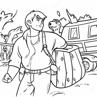Kelso's Choices Adventure Coloring Page | Kelso's Choices coloring page