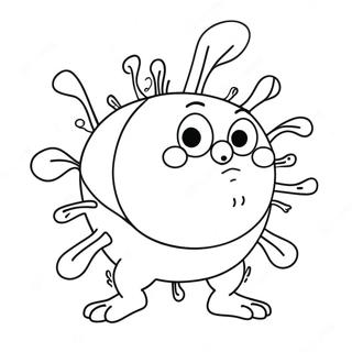 Funny Fart Coloring Page | Fart coloring page