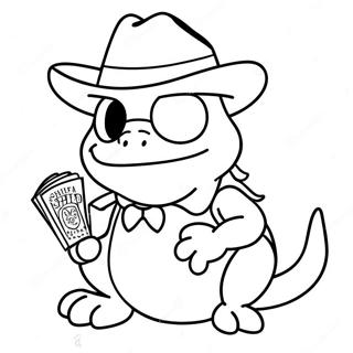 Xerife Sapo Páginas para Colorir