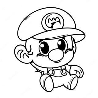 Baby Mario Coloring Pages