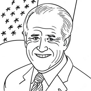 Joe Biden Coloring Page | Joe Biden coloring page