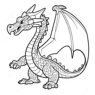 Triple Strike Dragon Flying Coloring Page | How to Train Your Dragon Triple Strike coloring page