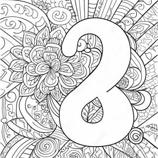 Number 18 Coloring Page | Number 18 coloring page