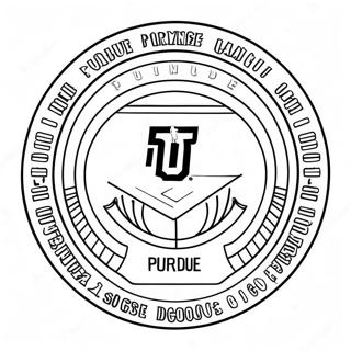 Purdue University Logo Coloring Page | Purdue coloring page