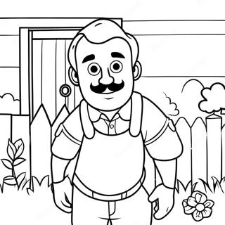 Hello Neighbor 2 Coloring Page | Hello Neighbor 2 coloring page