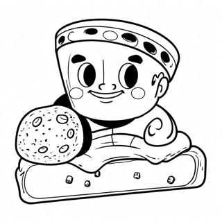 Little Caesars Logo Coloring Page | Little Caesars coloring page