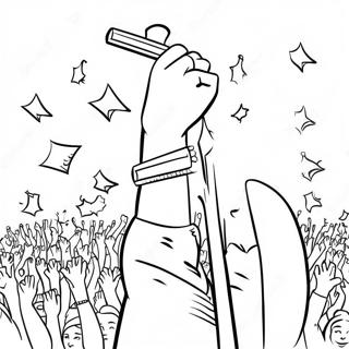Colorful Democracy Coloring Page | Government coloring page