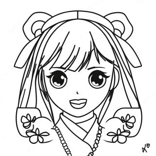 Kakegurui Logo Coloring Page | Kakegurui coloring page