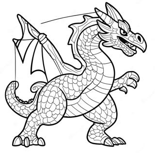 Dragon Elemental Ninjago Coloring Page | Dragon Elemental Ninjago coloring page