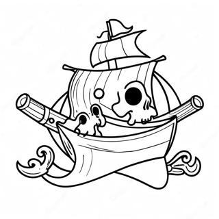 Pirate Flags Coloring Page | Pirate Flags coloring page