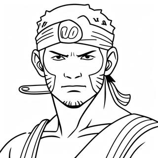 Zoro Coloring Page | Zoro coloring page