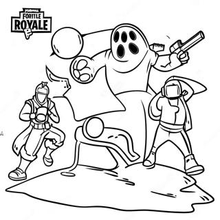 Epic Fortnite Battle Royale Coloring Page | Fortnite Chapter 2 Season 2 coloring page
