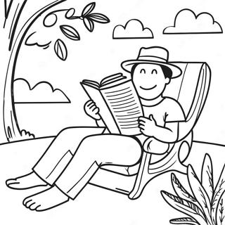 Summer Reading Coloring Page | Summer Reading coloring page