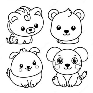 Cute Animals for 3 Year Olds Coloring Page | for 3 Year Olds coloring page
