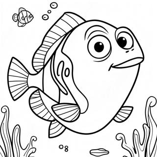 Bruce from Finding Nemo Coloring Page | Bruce Finding Nemo coloring page