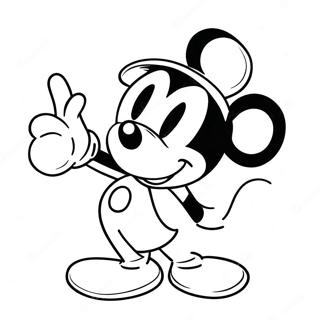 Mickey Mouse Coloring Page | Mickey coloring page